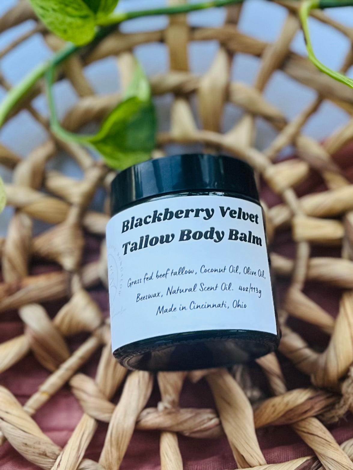 BlackBerry Velvet Tallow Body Balm
